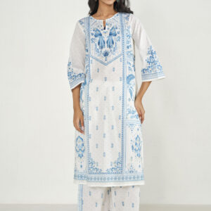 Avanya Indigo Printed Kurta Set